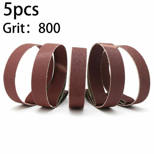 

5pcs 1x30inch sanding belts 25x762mm aluminum oxide sander abrasive400/80/240/150/800/100 grit high quality
