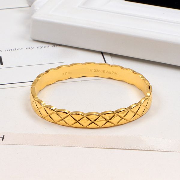 

16см титана стали ромб любовь браслеты браслеты для женщин мужчины геометрии браслет моды золото серебро розового золота пара ювелирных изде, Black