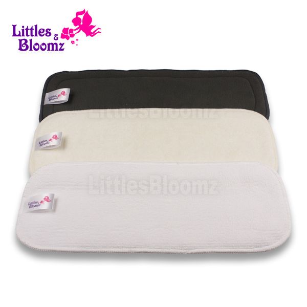 

littles&bloomz] 2 pcs insert reusable washable microfibre bamboo charcoal inserts boosters liners for cloth nappy diaper cover