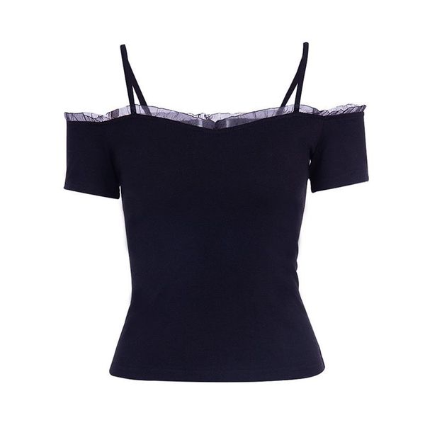 

женщины дизайнер одежды женщины тенниска женщин тенниска короткие топы черный готический бинты plain up кимоно рукавом backless hollow женск, White