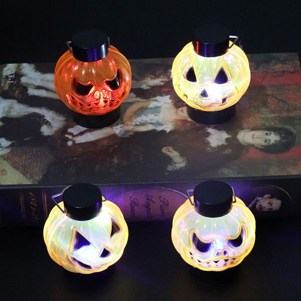 

halloween pumpkin design led indoor night light grimace pumpkin light festival decoration light rgb lantern lamp