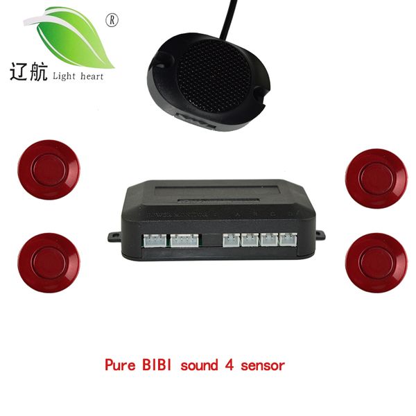

light heart smart car auto parktronic buzzer car sensor reverse backup parking with 4 sensors 810a