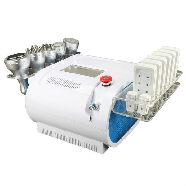 

new model 40k ultrasonic liposuction cavitation 8 pads laser vacuum rf skin care salon spa slimming machine & beauty equipment