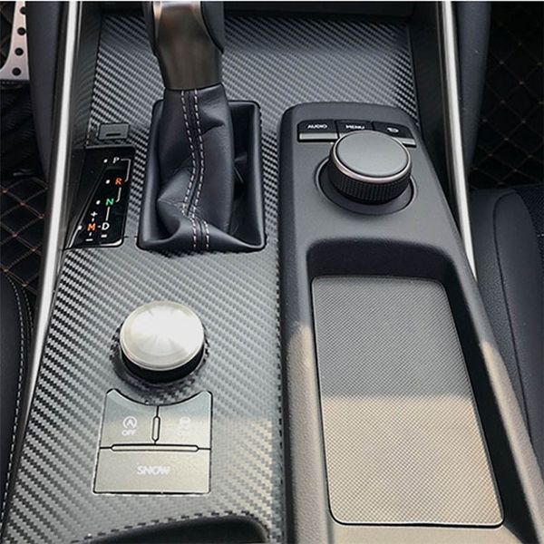 Per Lexus IS300 2013-2018 Interni Pannello di Controllo Centrale Maniglia Della Porta 3D/5D Adesivi In Fibra di Carbonio Decalcomanie Car styling Accessorie