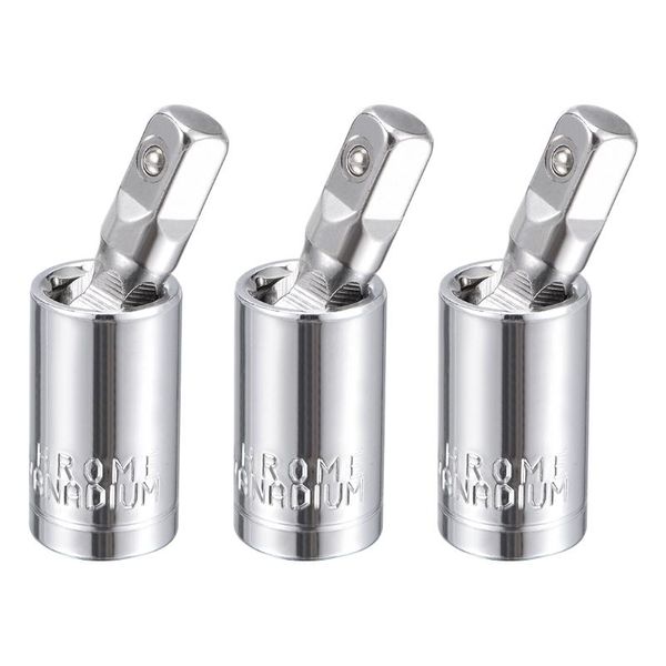 

uxcell 3 pcs 1/4 inch drive universal joint swivel deep socket,
