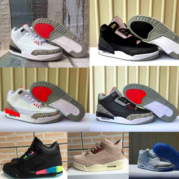 

2020 3s black white cement tinker 3 cat bred concord unc jumpman iii men women basketball shoes seoul korea sports sneakers