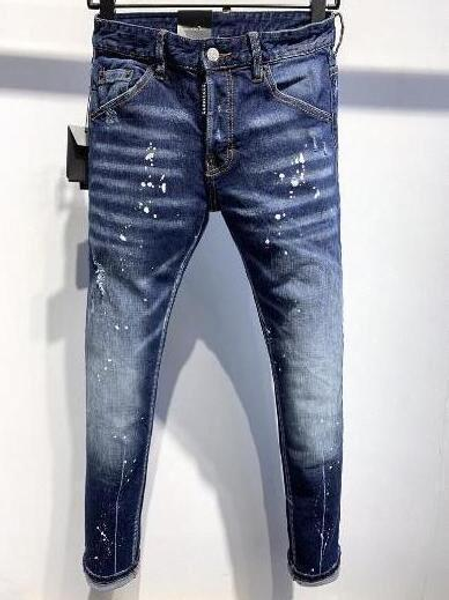 

новая марка мужские джинсы denim jean вышивка тайгер брюки дырки джинсы на молнии мужские брюки брюки тощий джинсы мужские 0000002a379 #, White