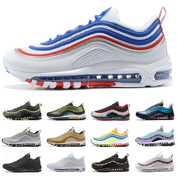 

Discount Men Women Running Shoes Laser Fuchsia Neon Seoul Triple Black Silver Gold Bullet Bright Citron Designer Sport Sneakers Cheap 36-45