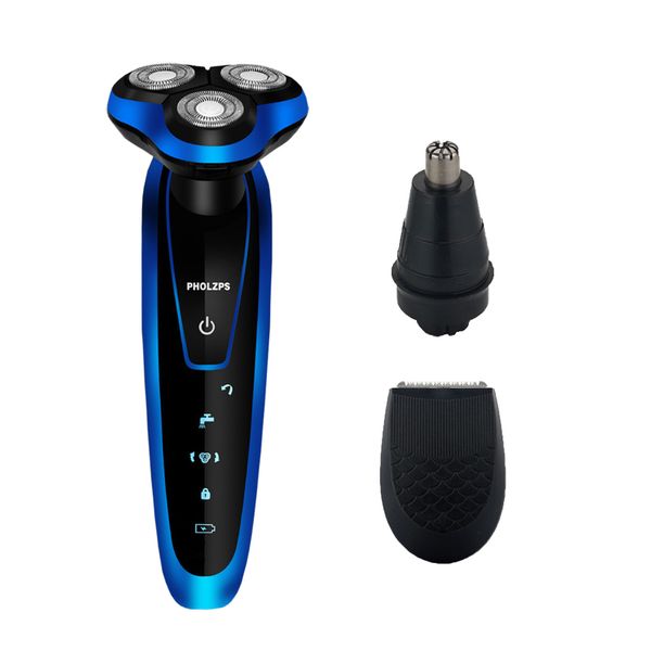 

3 in 1 electric shaver floating rechargeable men electric shaving beard washable rechargeable electric shaver razor machine 40d