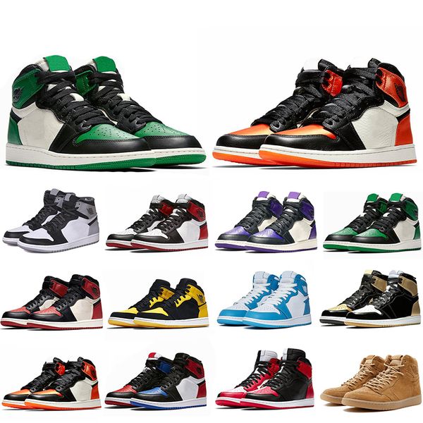 

Wholesale New 1 1s Mens Basketball Shoes Not For Resale Red Yellow paris saint german Top 3 UNC Designer Sport Sneakers EUR 40-47