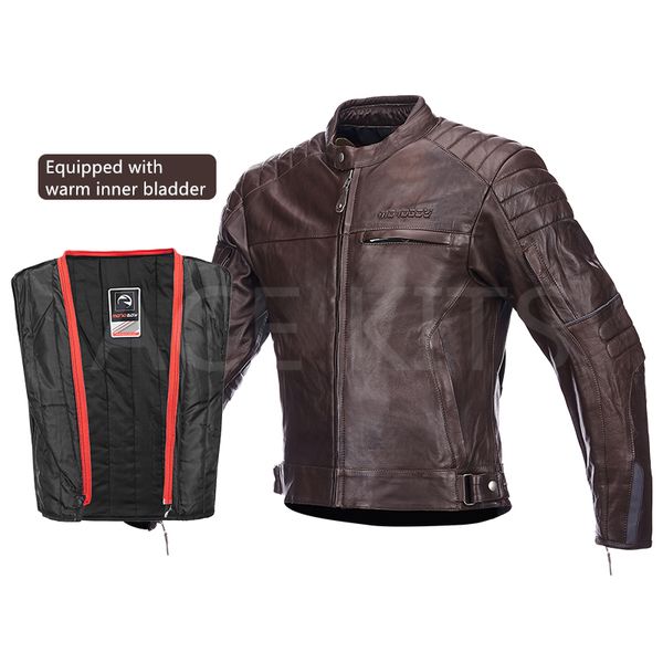 

motoboy motorcycle riding men's leather jacket racing clothes fall and winter anti-fall motorcycle clothingno.59