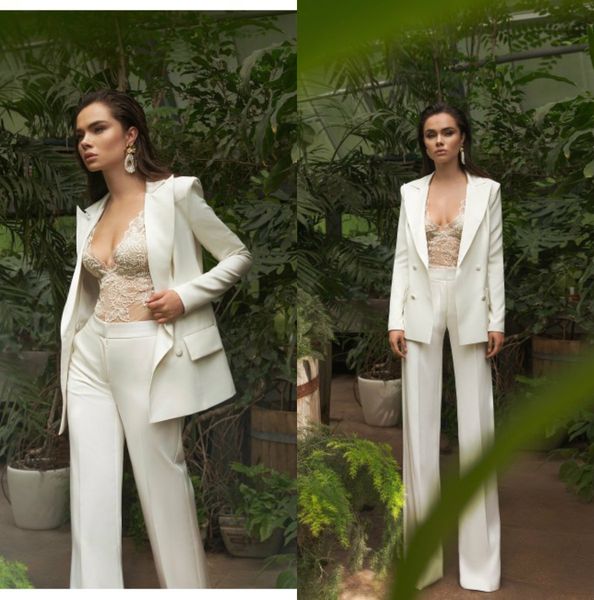 

2020 white evening gowns with jacket deep v neck women jumpsuits suits prom dress long vestidos de quinceaÃ±era lace formal party gowns, Black;red