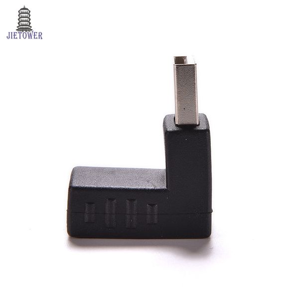 

90 degree angled usb 2.0 a male to female adapter usb2.0 coupler connector extender converter for lappc black