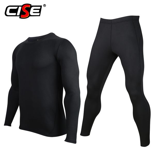 

men's motorcycle underwear winter fleece thermal base layer set ski snowboard warm shirts bottom compression suit long johns