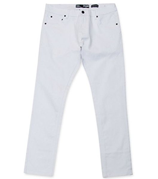

chams men's casual stretch twill pants, Blue