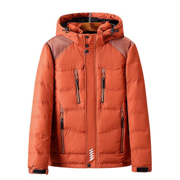 

men's down jacket men outwear winter jacket 2018 new fashion men overcoat big size m-4xl, Black