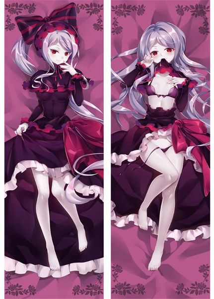 

anime overlords pillow covers shalltear bloodfallen peach skin 2 way pillow case 3d double-sided hugging body pillowcase