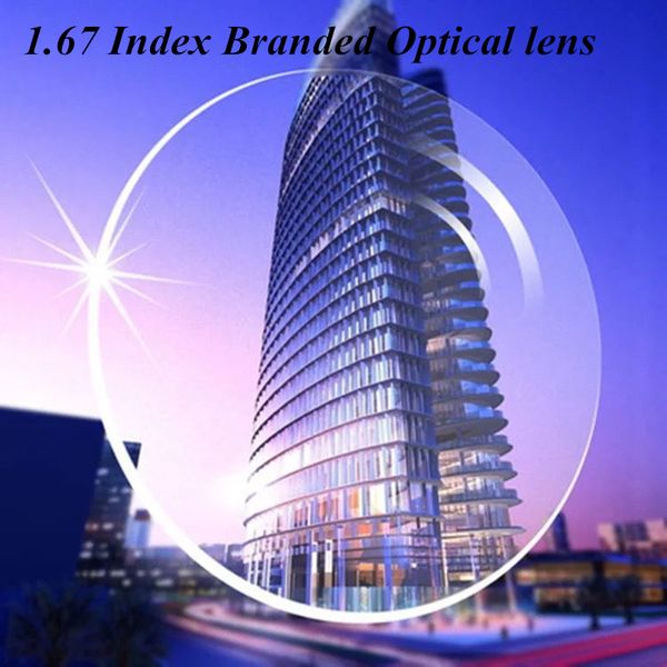 

1.67 lndex ultra-thin lenses myopia transparent lenses mingyue brand 1.67 clear optical prescription glasses frame, Silver