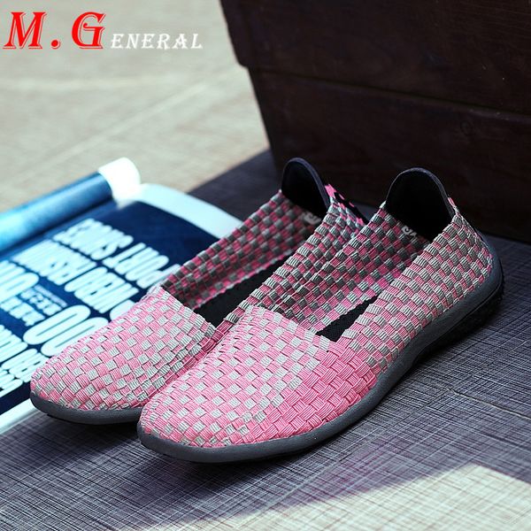 

handmade women's sport shoes multicolor women sneakers woven woman sports shoes flats running shoe ladies breathable loafers v15