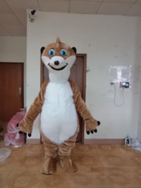 Esquilo mascote trajes animados tema ratos Cospaly mascote dos desenhos animados caráter adulto Halloween carnaval festa traje