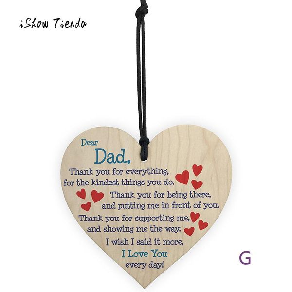 

new popular message board wooden heart hanging gift plaque pendant family friendship love sign wine tags decor wall hanging