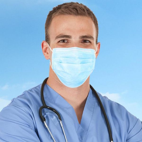 

50 pcs ffp2 face mask anti bacteria men women cotton anti dust protect 3 layers filter non woven mouth disposable masks dhl ing