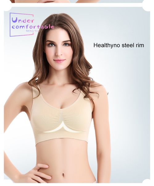 

women sports yoga bra with pads seamless push up bra shockproof running sport underwear high elasticity yoga bras vest, White;black