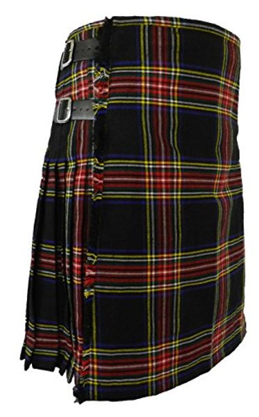 

men's scottish tartan acrylic kilts 16 oz - 8 yard, Blue