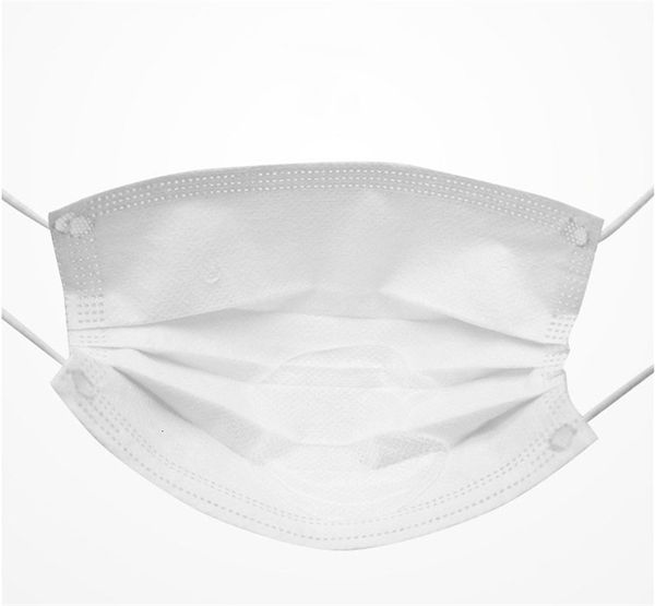 

in pink stock face mask black/white/pink non woven ear loop 3ply anti dust mouth protective masks fedex l2ki