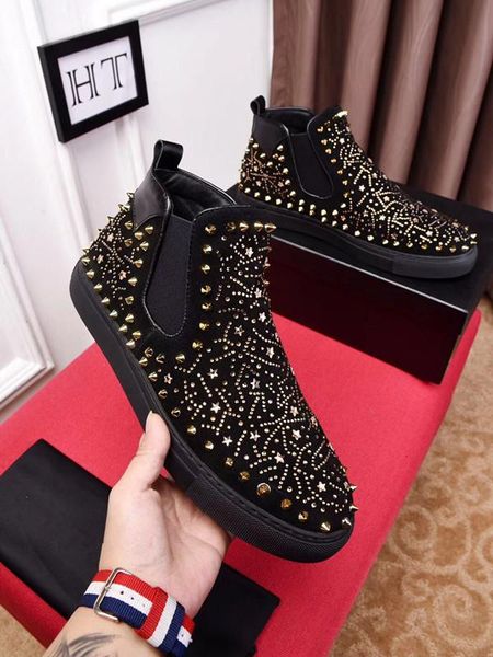 

italy p famous designer nathalievialars design two color sneakers mens sports flat shoes comfortable platform casual shoes38-44 ht p01, Black