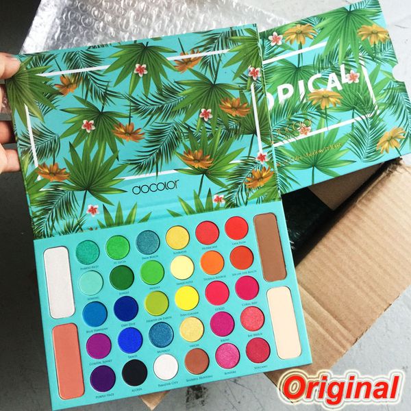 

docolor tropical eye shadow palette makeup eyeshadow 34 color shimmer matte highly pigmented eye shadow powder waterproof brand cosmetics