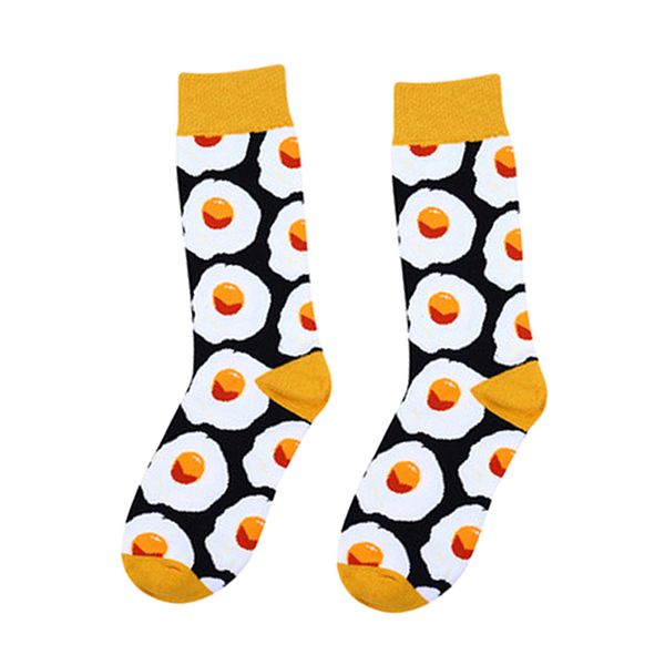 

cotton socks harajuku hip hop colorful funny pattern skate cool dress socks, Black;white