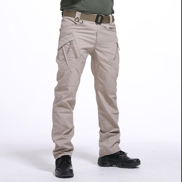 

summer tactical pants men swat combat army trousers men many pockets outdoor hiking waterproof wear resistant pants, Black;green