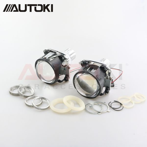 

2.5/2.8inch bi-xenon projector lens use d2s d2h bulbs replacement for car headlight h4 rhd lhd