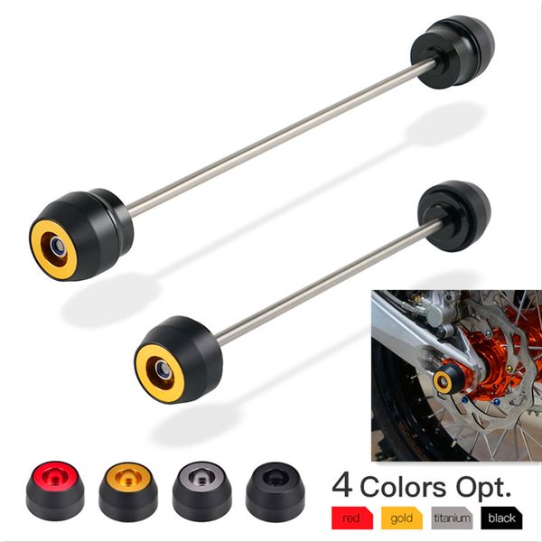 

front rear axle fork wheel slider falling protector for aprilia shiver sl 900 dorsoduro 750 900 2008-2019 2018 2017 2016 2015