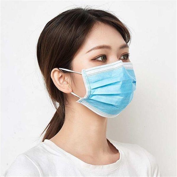 

50 маска для лица 1pcs толстых 3 слоя маски с earloops для красоты домащние comfortableship для свободного hbjzy face mask st001