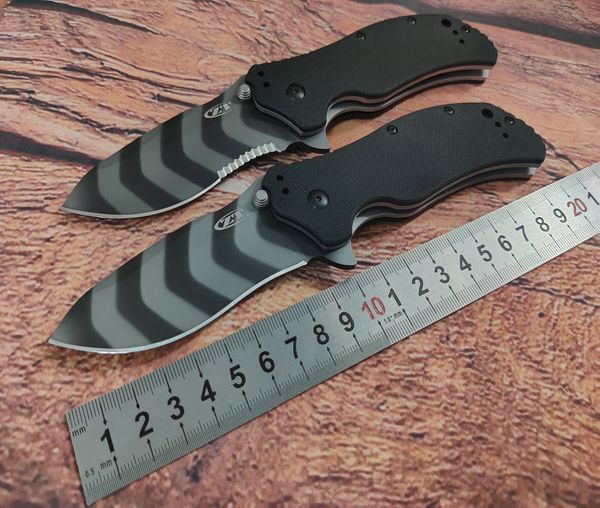 

Zero tolerance model 0350TS auxiliary flip knife 3.25" S30V tiger stripe ordinary blade, black G10 handle, original product, steel, box, man