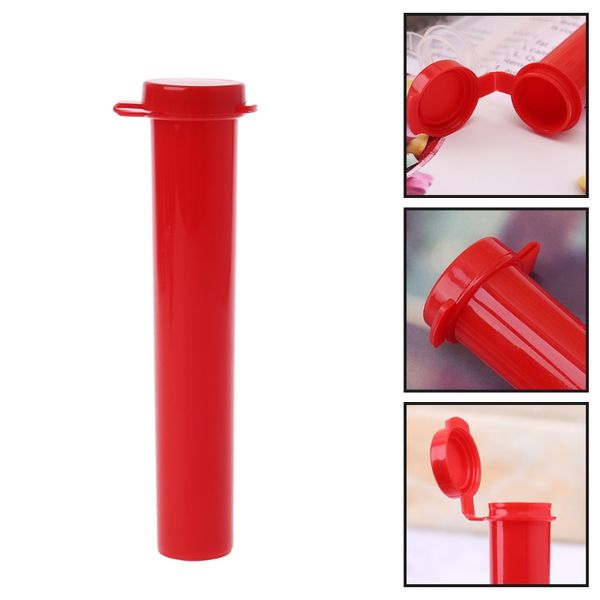 1200 Pack 116 mm packing blunt Joint Pre-Rolled tube Empty Squeeze Pop Top hinged lid vials Storage Container
