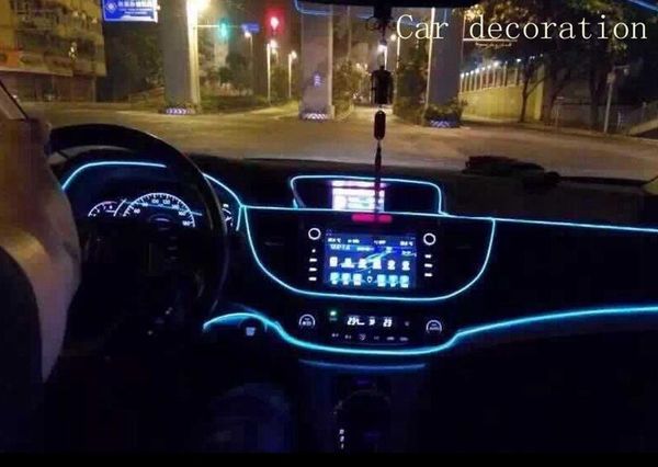 

неоновый свет 6мм шитье край провода el led dance party decor автомобилей неоновые огни светодиодные лампы гибкая 2.3mm rope пробки светодио