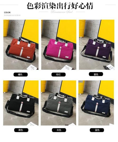 

new style korean-style fashion women's hand travel bag multi-functional nylon waterproof large-volume women's bag outdoor travel