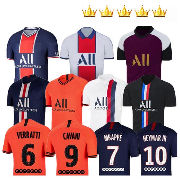 

men +kids kits 2019 2020 2021 maillots de foot 19 20 21 soccer jerseys icardi parises mbappe marquinhos gana camisetas football shirt, Black;yellow