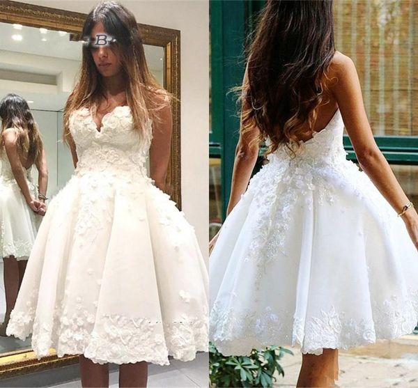 

country wedding dresses with lace appliques beads sweetheart a line summer beach bridal dress low backless wedding gowns, White