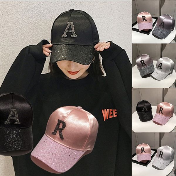 

cool pink black grey summer baseball cap new cotton kpop hat youth letter print women men hats snapback caps hip hop, Blue;gray