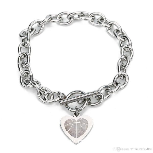 

titanium steel jewelery bracelets men or women heart charms silver-plated bracelets & bangles friends gifts valentine's day gift, Golden;silver