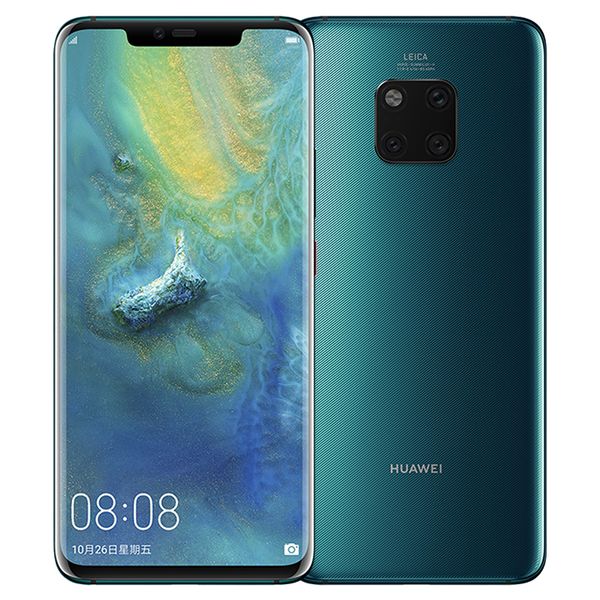 

для HUAWEI Mate 20 Pro мобильный телефон 6.39 дюймов 2k OLED-экран водонепроницаемый IP68 40 Мп задняя камера Кирин 980 окта ядро лицо ID разблокировки