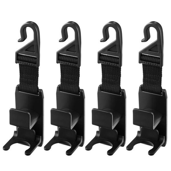 

4pcs car hooks concealed creative hanging multi-function super load bearing hooks household auto for vehicle car