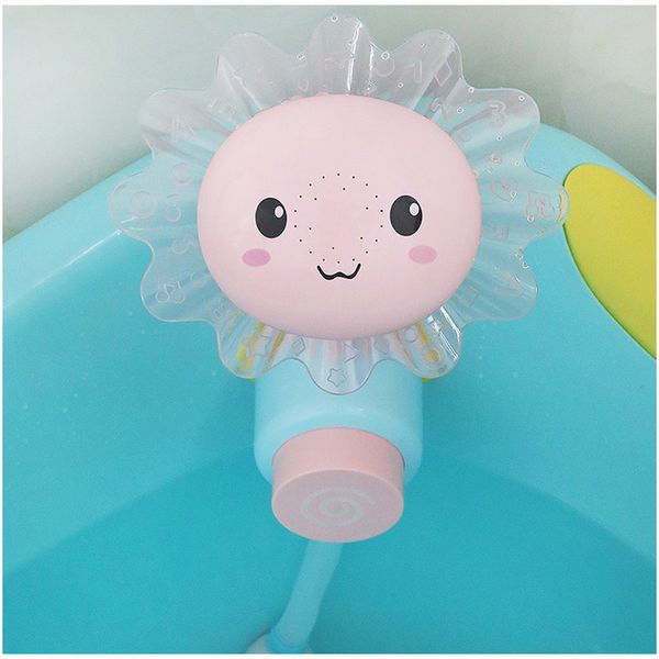 

kids shower bath toys cute elephant watering pot toys baby faucet bathing water spraying tool wheel type dabbling for baby