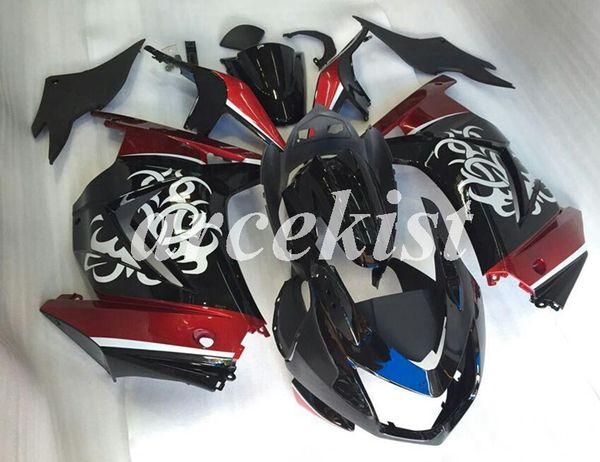 

новые комплекты abs литья под обтекатель для kawasaki ninja 250 2008 - 2014 zx 250r спортивный мотоцикл обтекатели набор ex250 08-14 красный