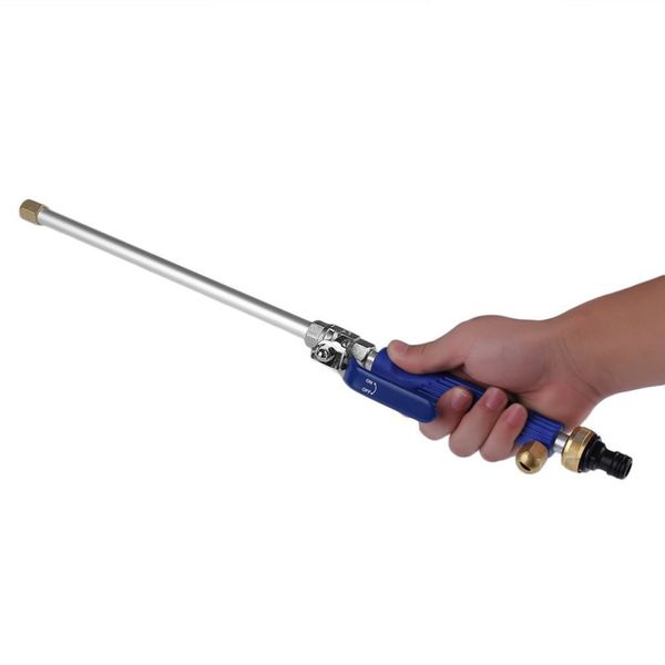 

75cm aluminium high pressure power washer gun car spray cleaner garden watering nozzle jet hose wand cleaning tool distance 15m