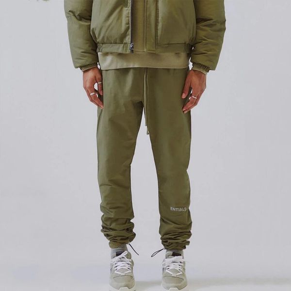 

20fw 3m логотип светоотражающие спортивные брюки шнурок брюки эластичный пояс инструмент брюки спортивные брюки уличные повседневные брюки с, Black